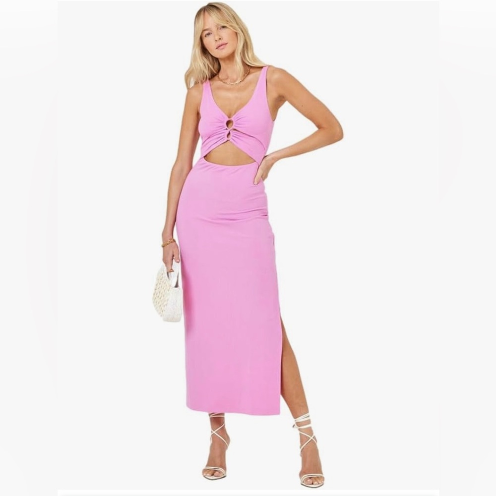 L*Space Camille Maxi Dress in Tulip Pink Size Small